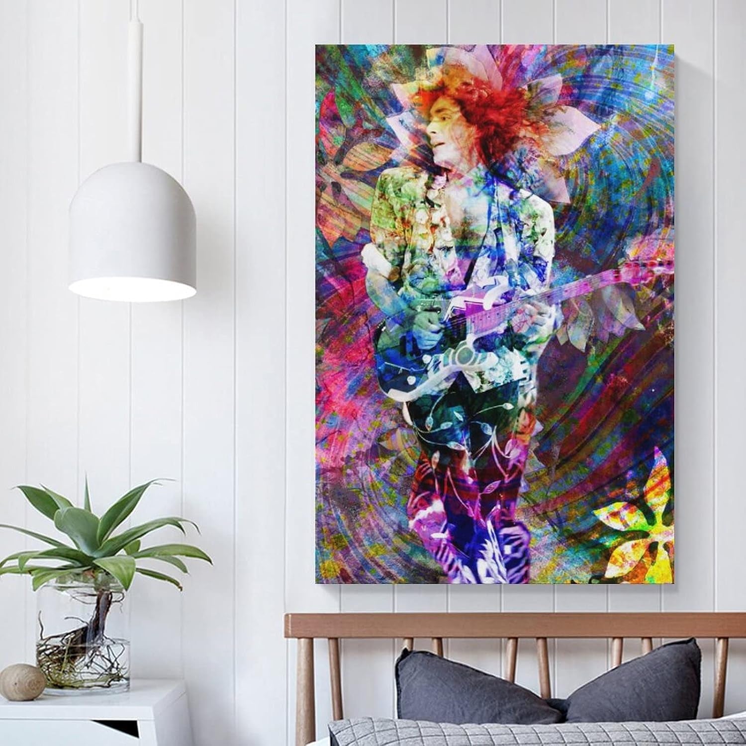 Abstract Canvas Wall Art Steve Vai Art Motivational Wall Art Inspirational Wall Art Poster and Wall Art for Living Room Modern Family Large Wall Art Posters 12X18Inch(30X45Cm)