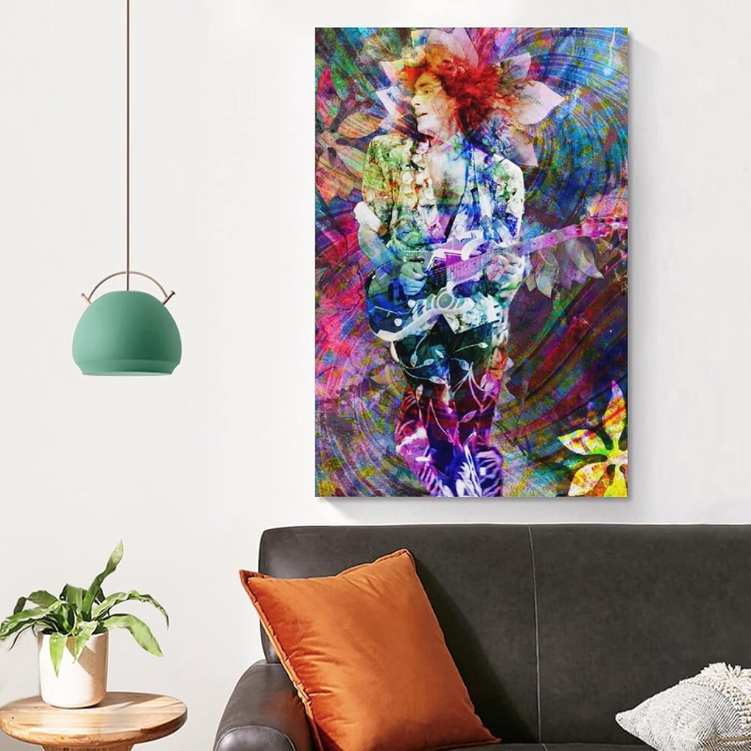 Abstract Canvas Wall Art Steve Vai Art Motivational Wall Art Inspirational Wall Art Poster and Wall Art for Living Room Modern Family Large Wall Art Posters 12X18Inch(30X45Cm)